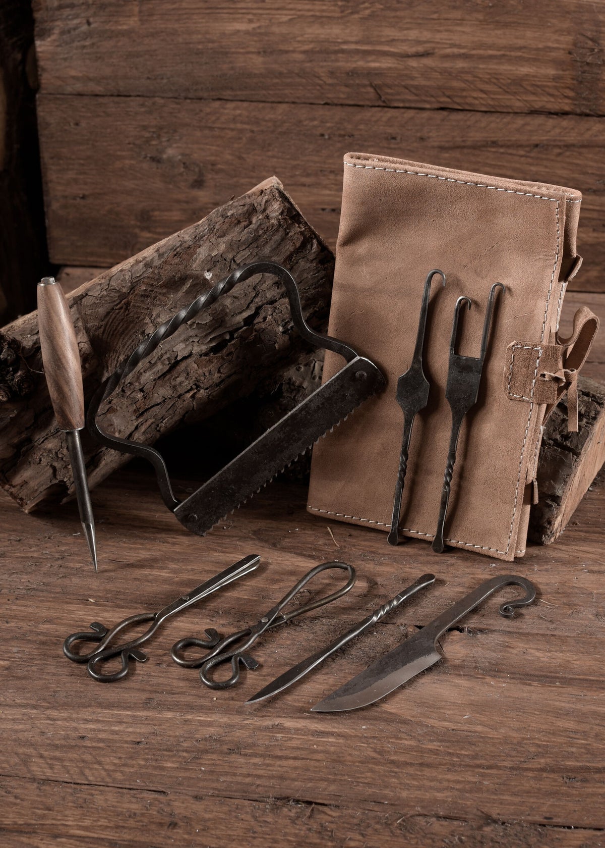 Surgery set, 8 pieces, with case