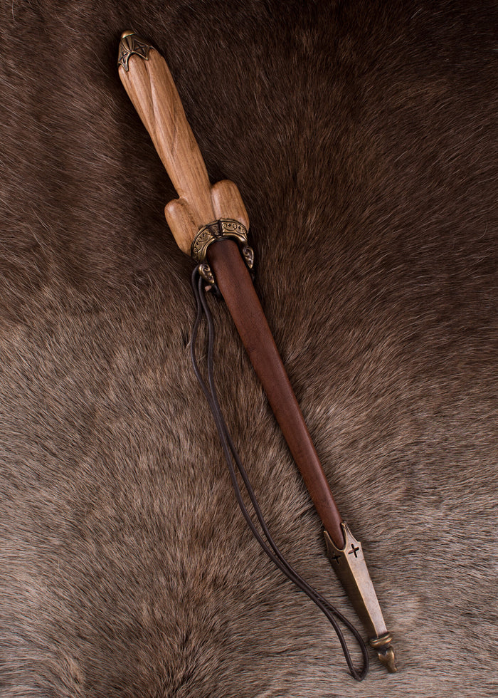 Kugledolk fra 1500-tallet, halvskarpt