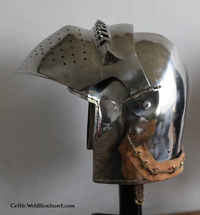 Sen-14. århundredes bascinet, 2 mm (battle-ready)