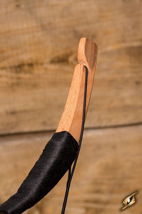 Arco recurvo LARP de jinete, negro