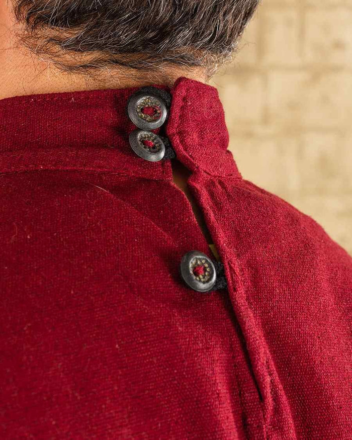 Bliaut Abraxas, bordeauxrood