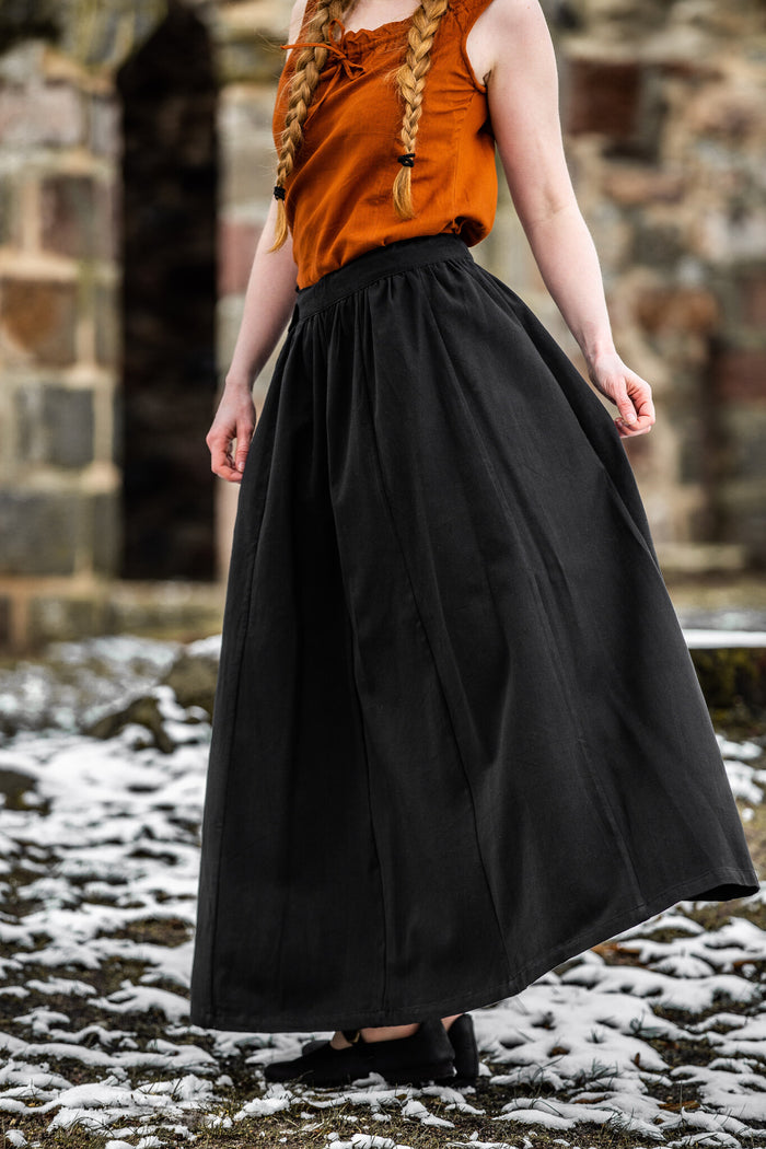 Jupe médiévale Konstanze, noir