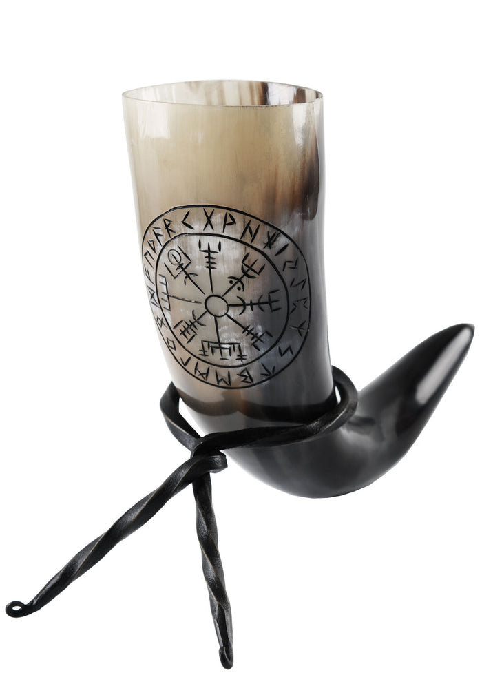 Drinking horn Vegvisir, 200-300 ml