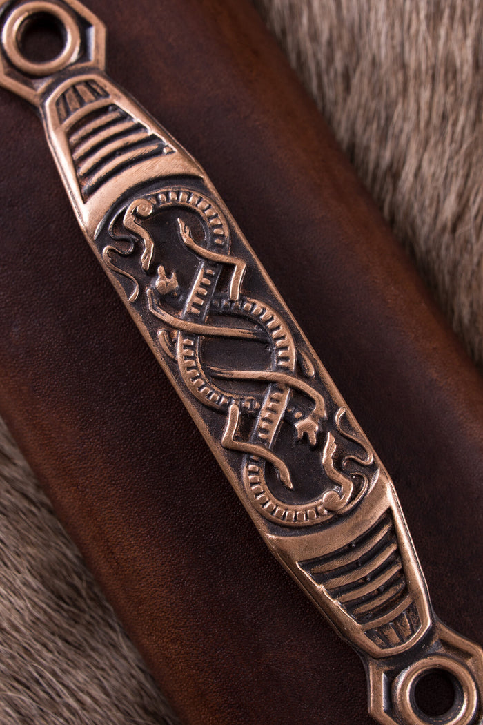 Belt loop with snakes for sword scabbard