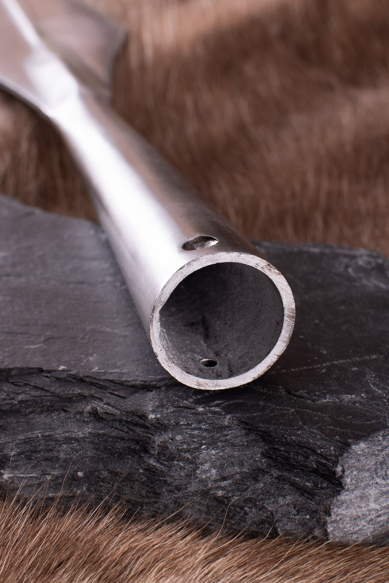 Duży średniowieczny grot włóczni, ok. 52 cm, półostry