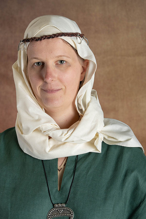 Mittelalterlicher Schleier, creme