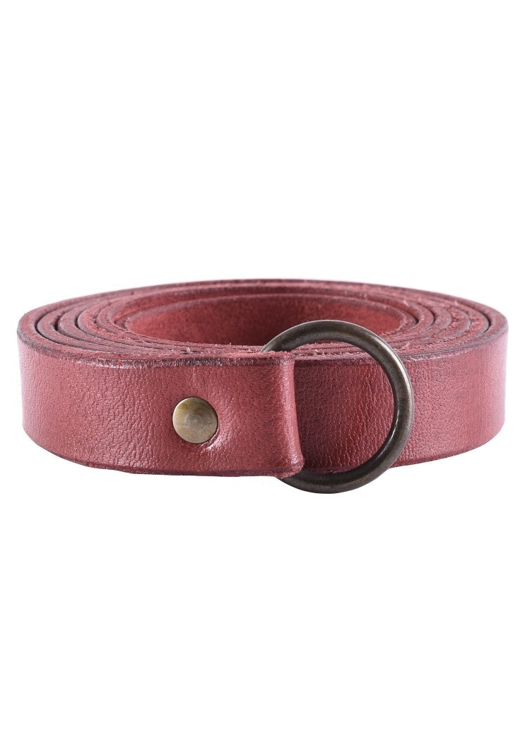 Ring belt 160 cm, red
