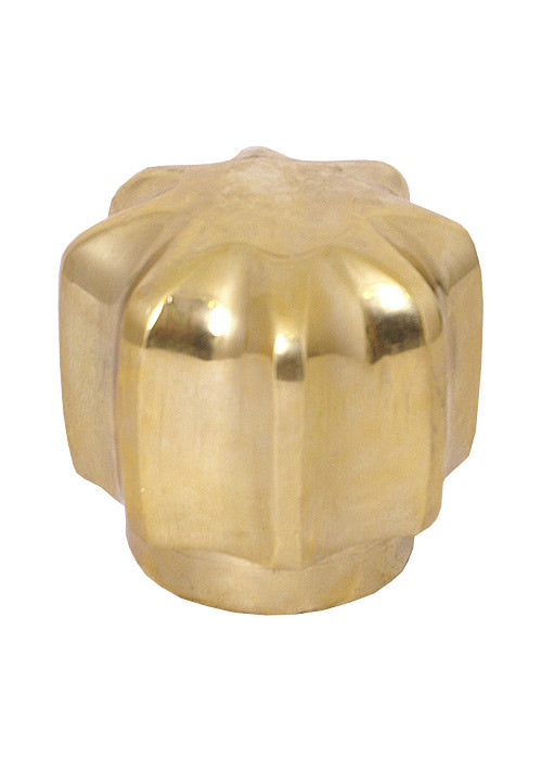 Cabeza de maza de latón