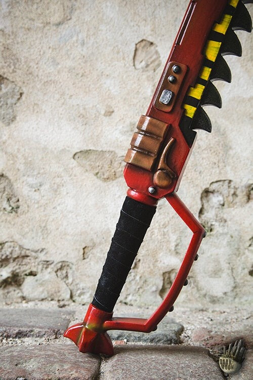 Motorsavssværd, skumvåben