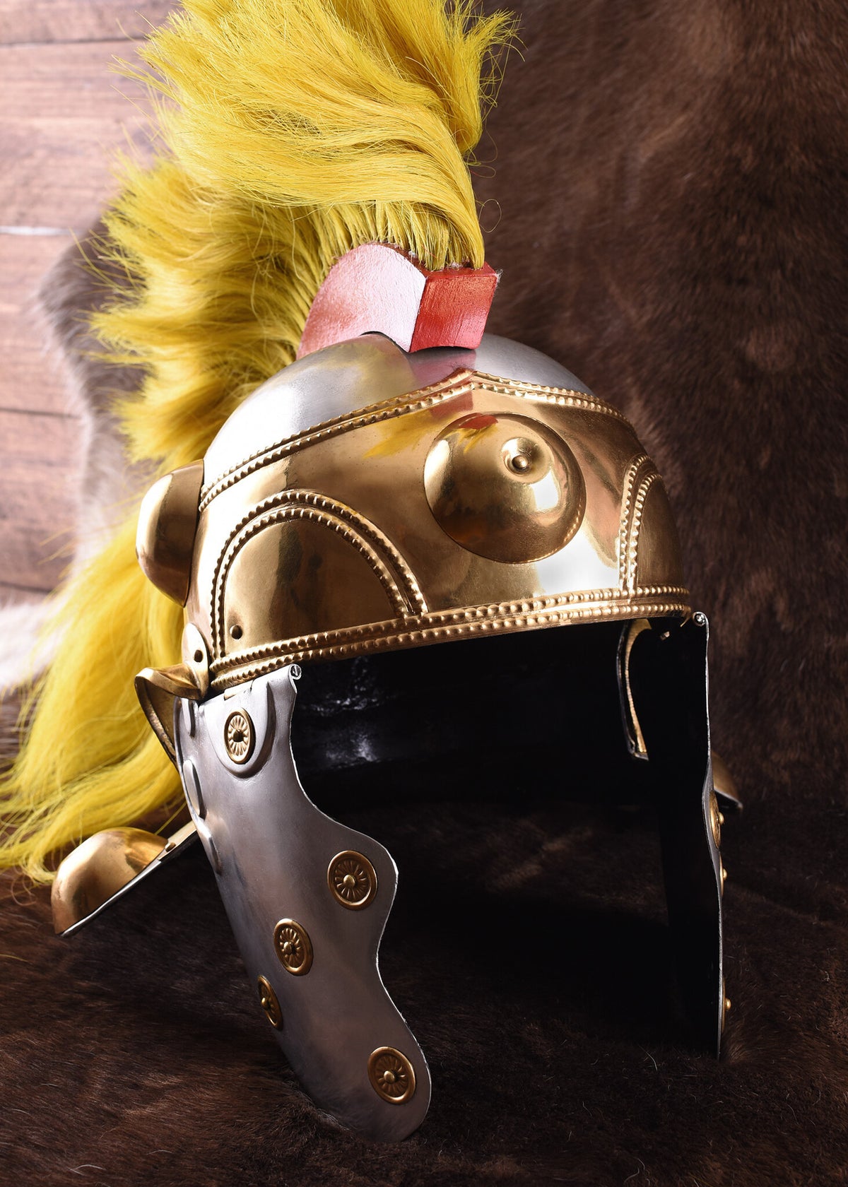 Casco romano auxiliar Witcham Gravel, 1–1,2 mm