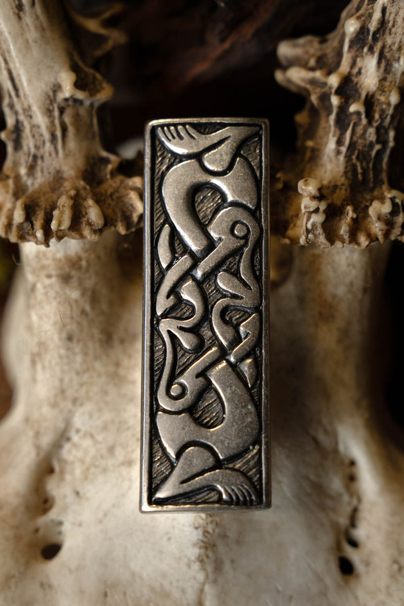 Alemannic belt fitting Niederstotzingen, silvered