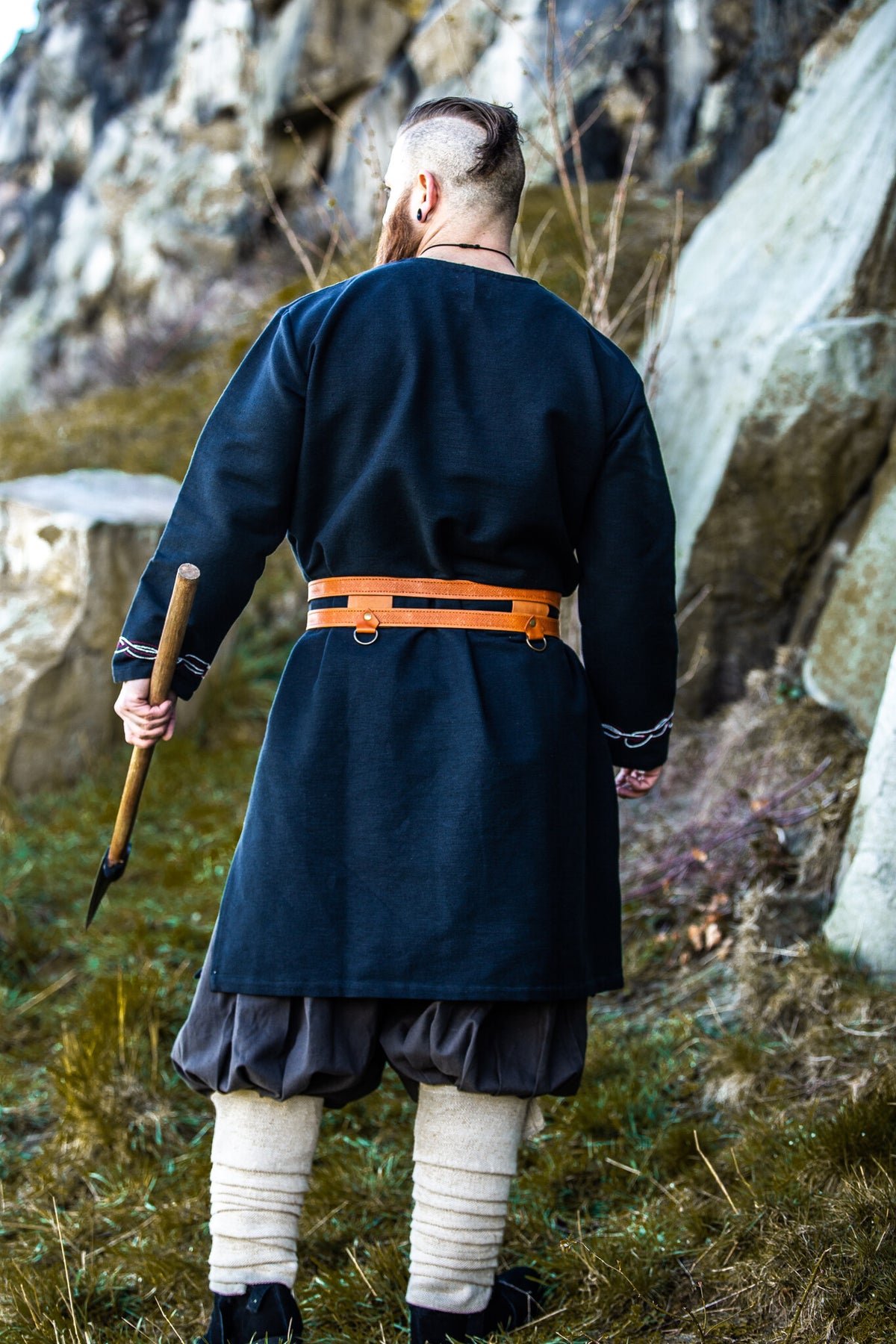 Dubbele riem Ubbe, lichtbruin