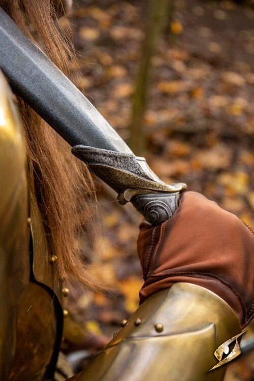 Zakrzywiony elficki miecz LARP, 105 cm