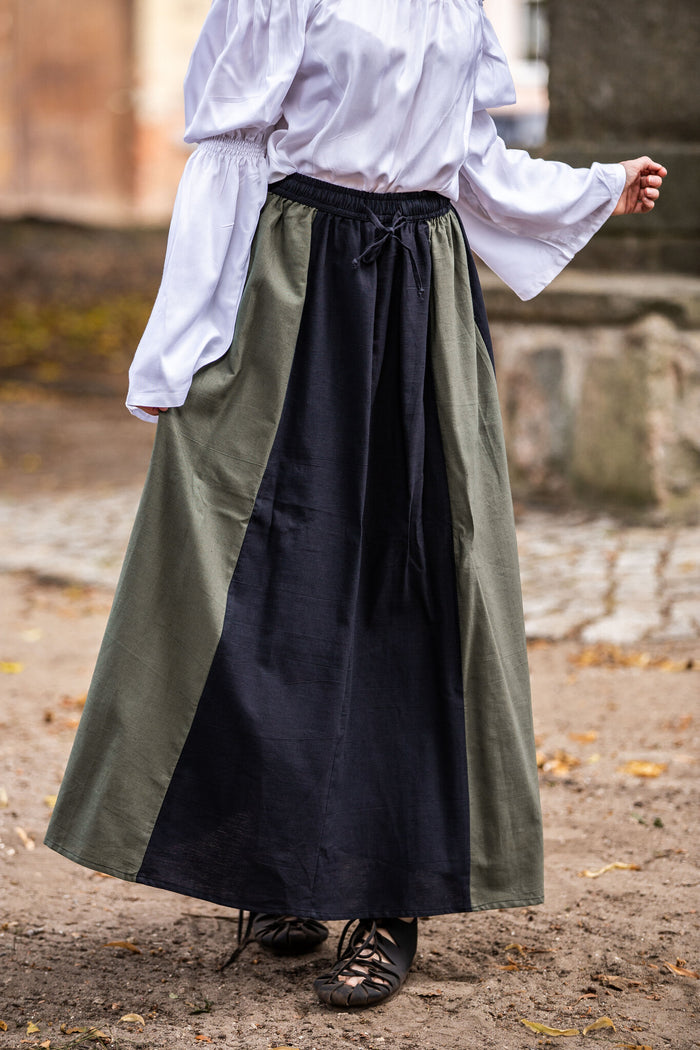 Skirt Inge, black-green