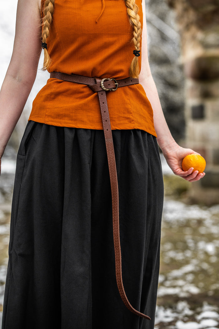 Medieval belt Fionn, light brown