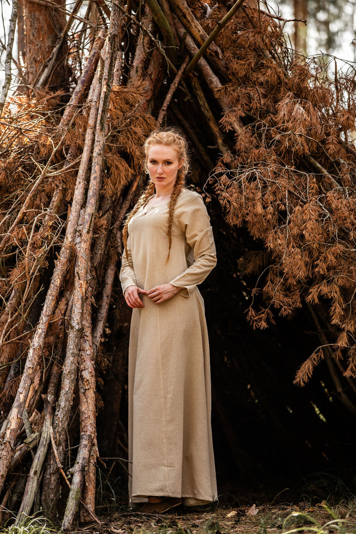 Viking dress Lina, natural