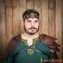 Couronne Aldon, cuir, brun