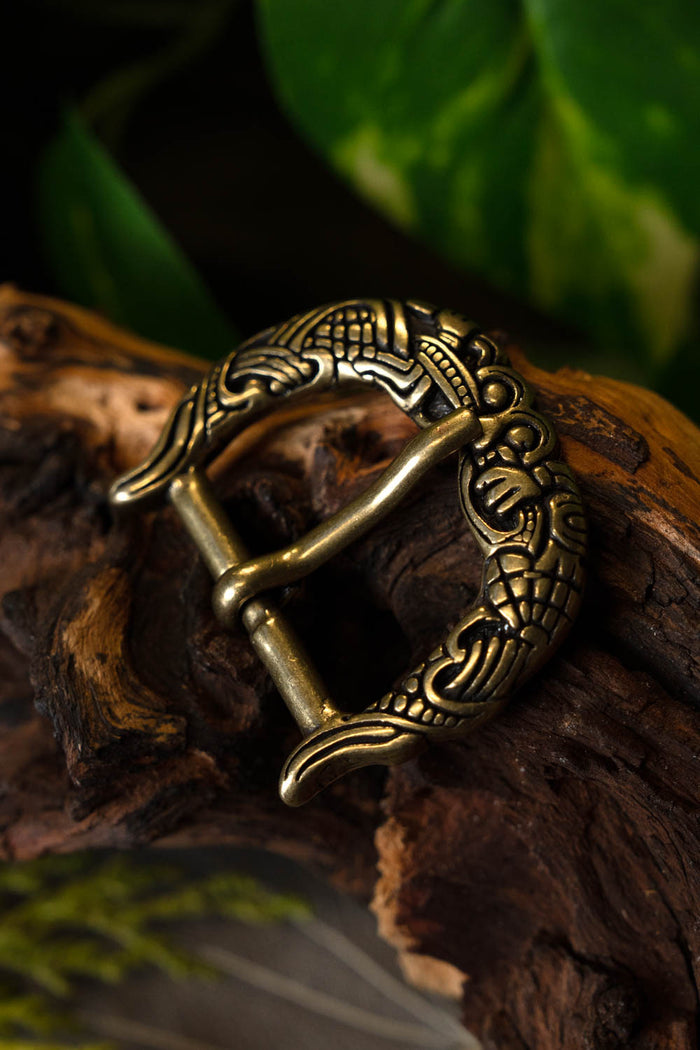 Spænde i Borre–Jelling-stil med gribende dyr