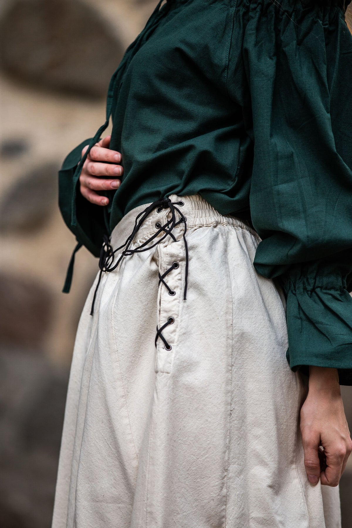 Robe Renaissance, crème