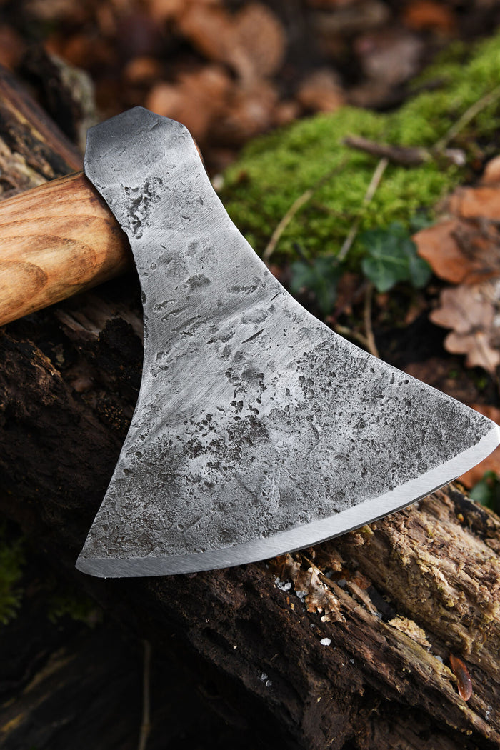 Viking Axe, Hand-Forged Steel, Type M, semi-sharp