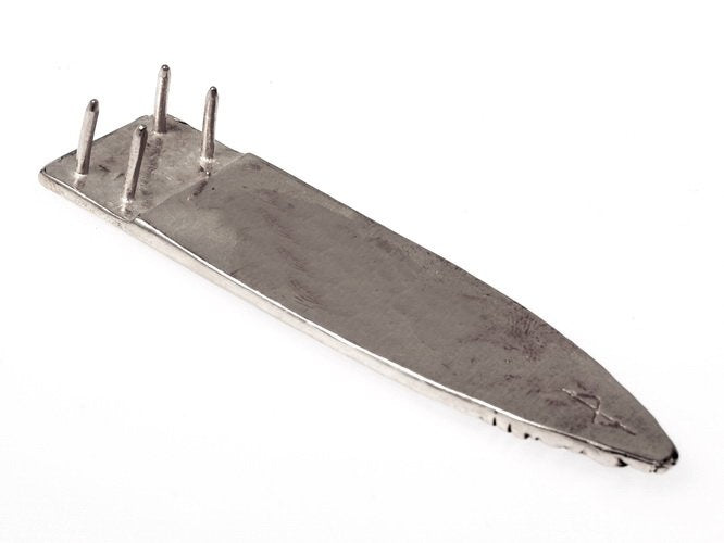 Wikiński język pasa Borre, posrebrzany