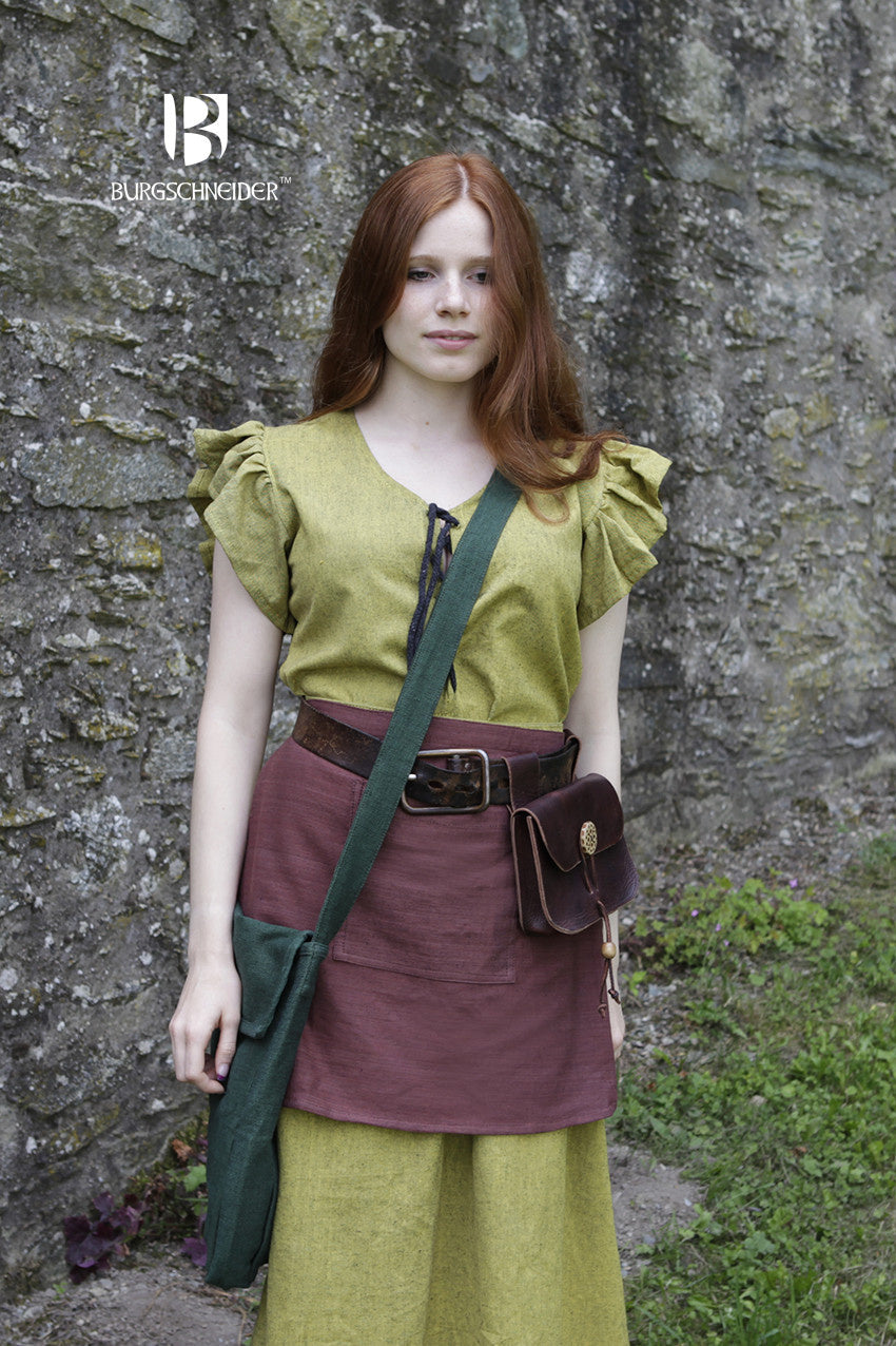 Bolsa medieval Ehwaz, verde