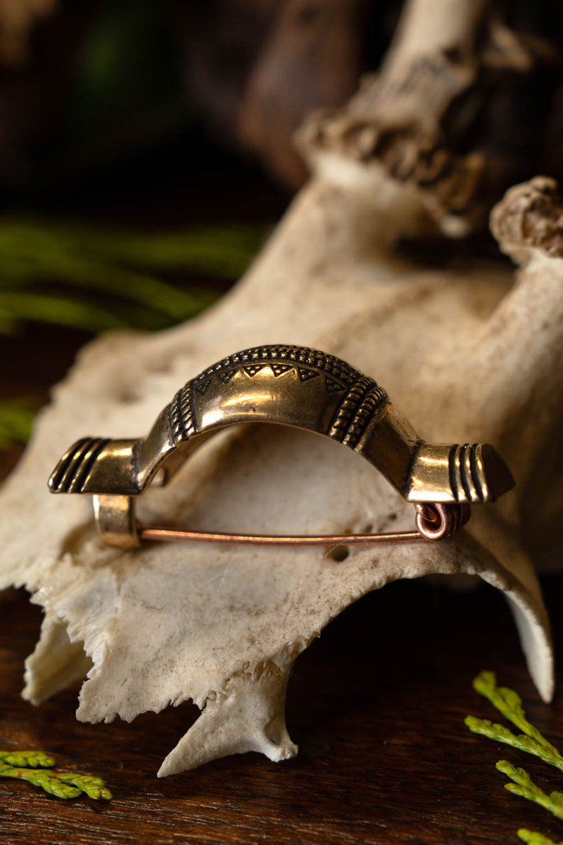 Fibula Vendel, bronzo