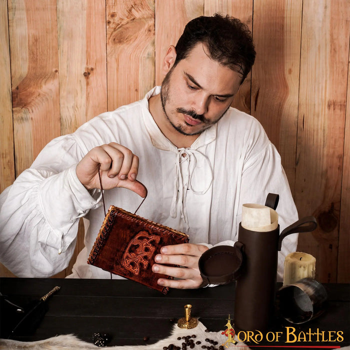 Libro de cuero Jabalí Celta