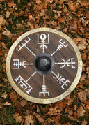 Vikingasköld Vegvisir med råhud