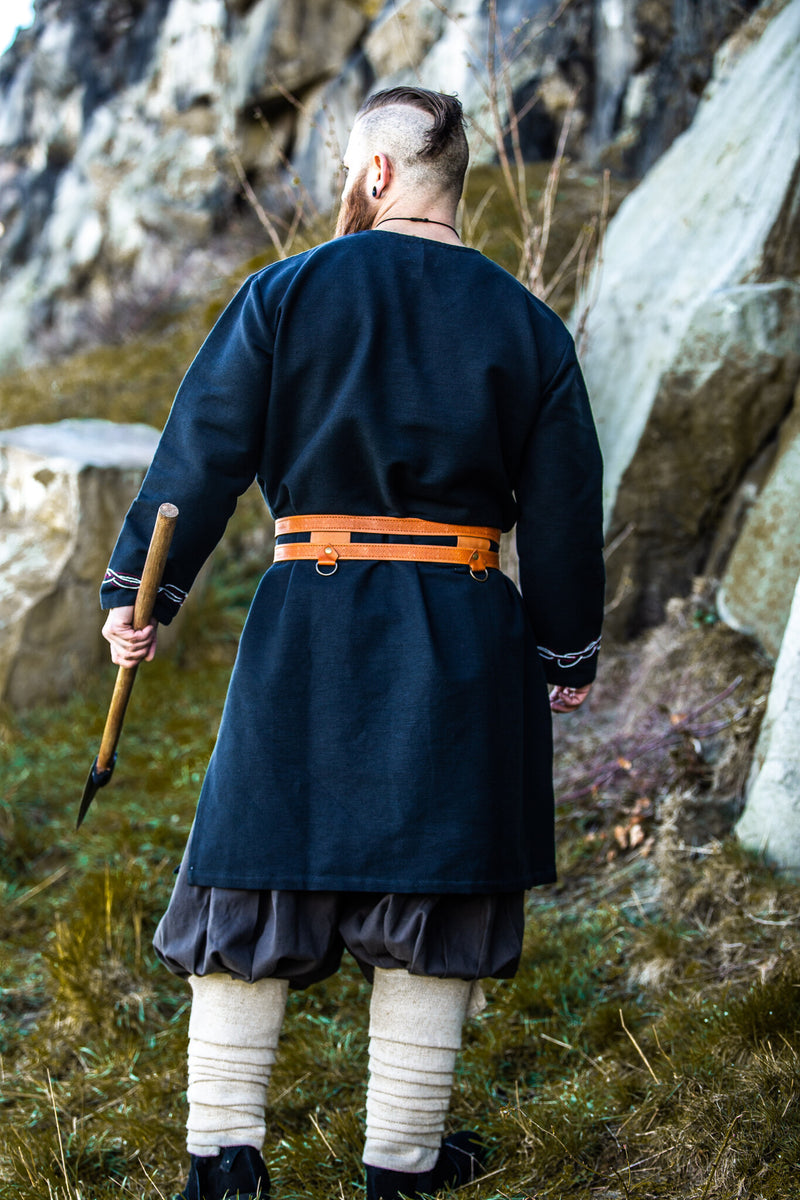 Double Viking belt Floki, light brown