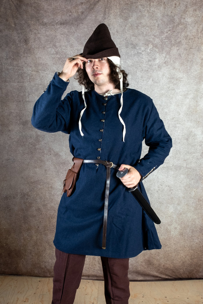 Cotehardie Rafael, ullmix, blå