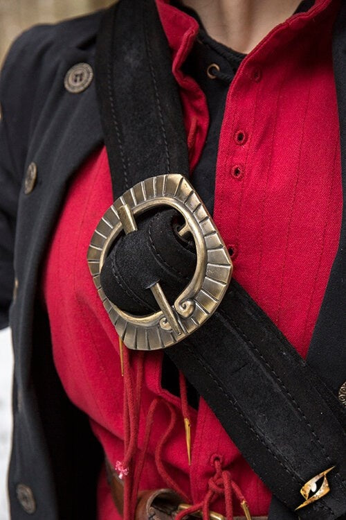 Bandolera pirata, negra