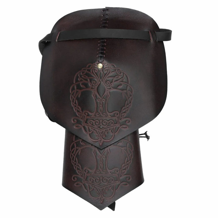 Spallière en cuir Yggdrasil