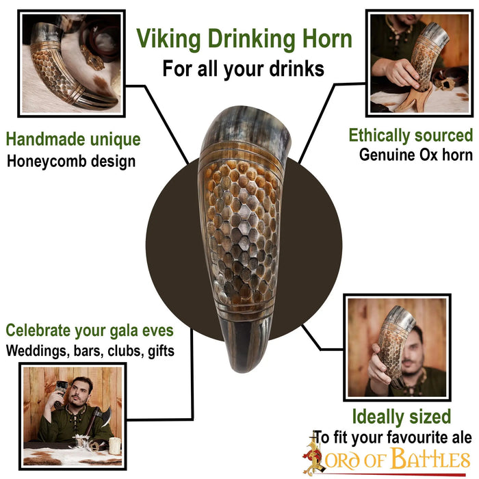 Dragon drinking horn, 500-650 ml