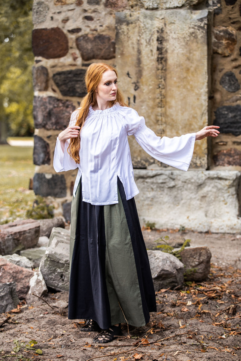Renaissance Bluse, weiß