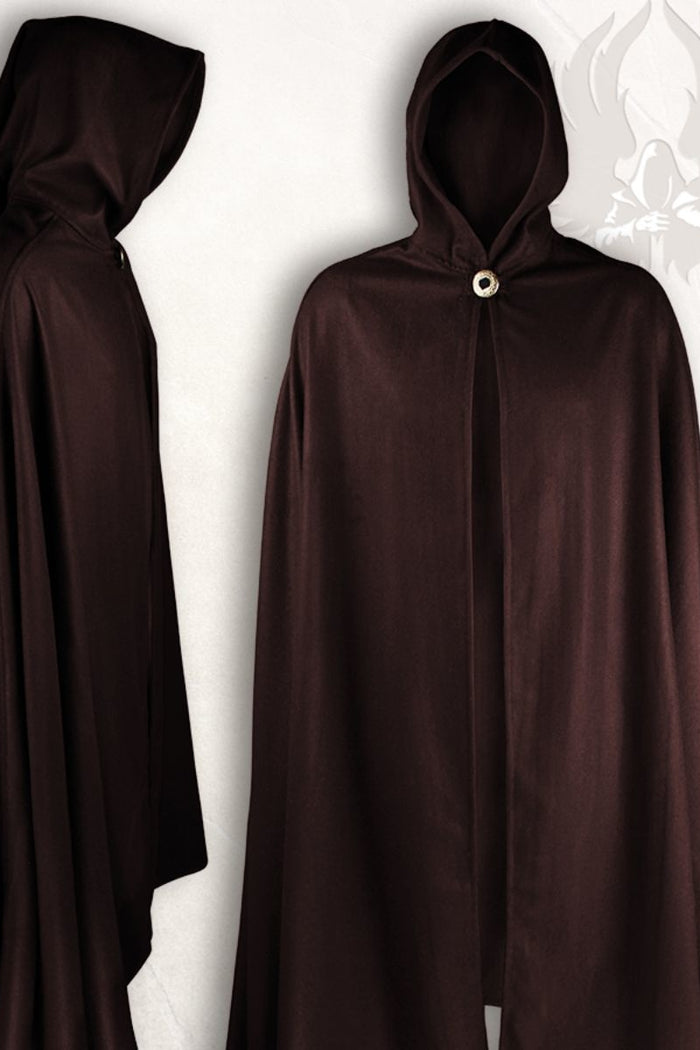 Cloak Gora, brown, wool blend, brown