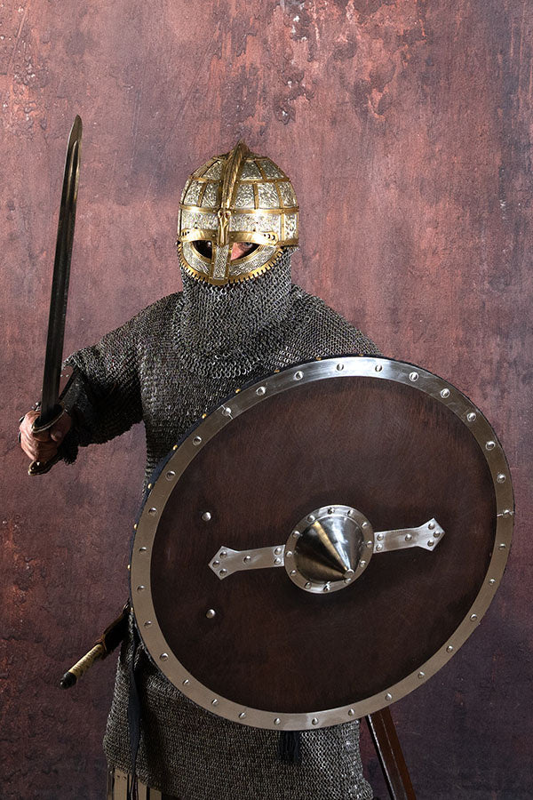 Wooden Viking shield Hvitserk