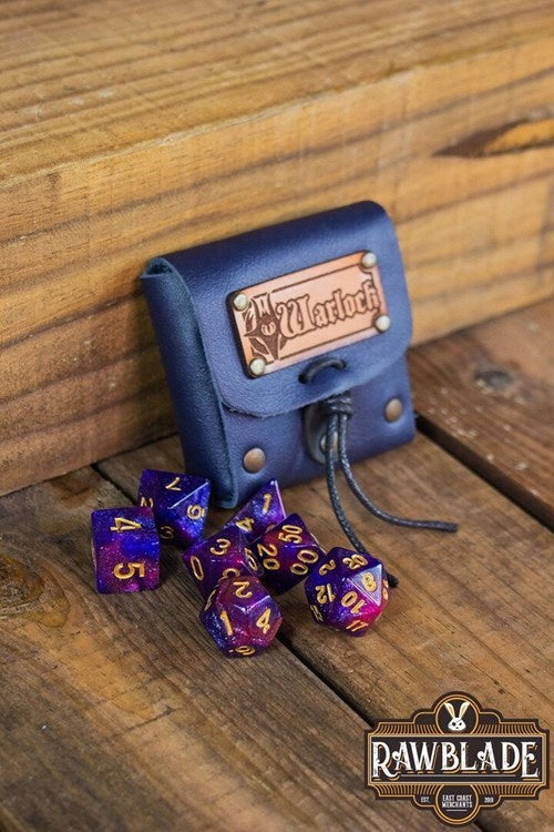 Dice bag with dice set, Warlock