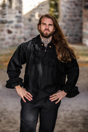 Piratskjorte, svart