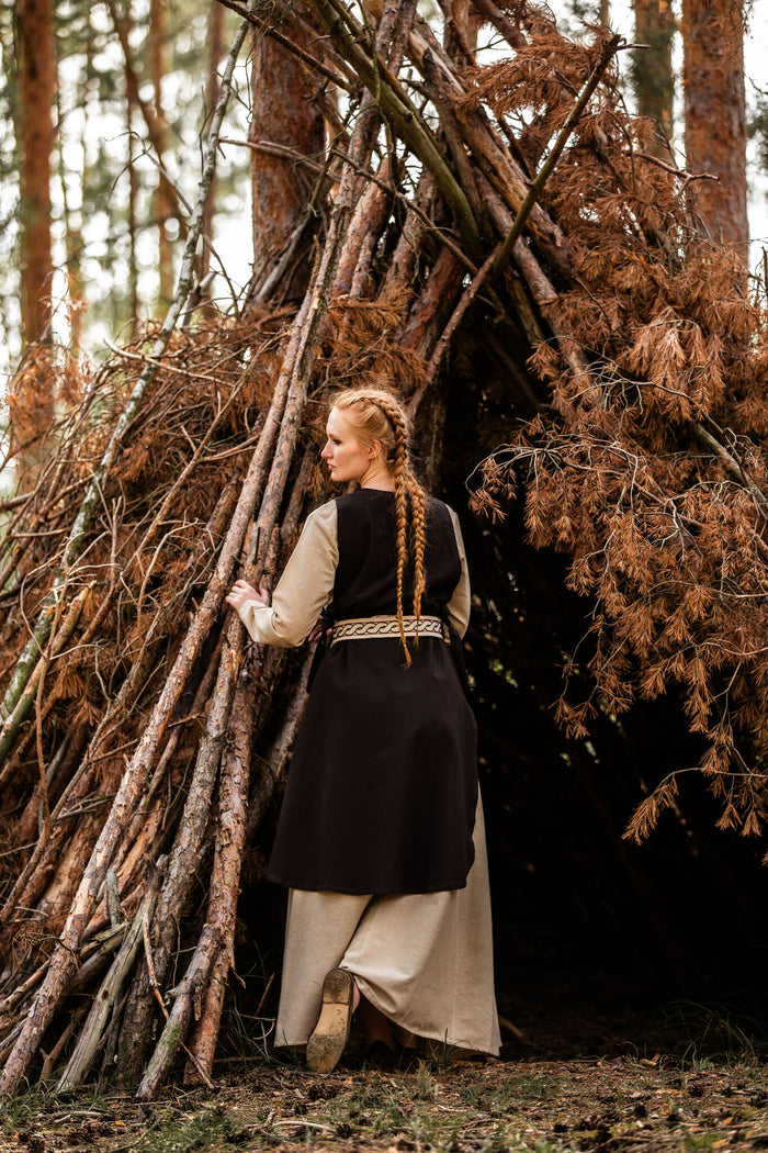 Okrycie wierzchnie Sigrid, brązowe