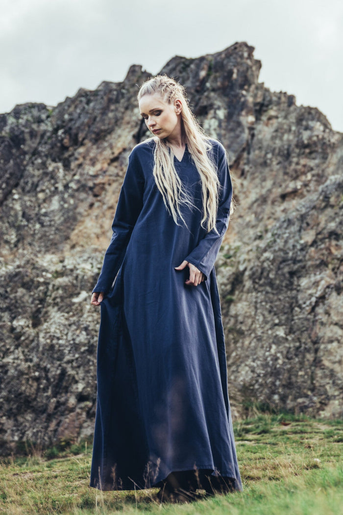 Vikingaklänning Valdis, blå