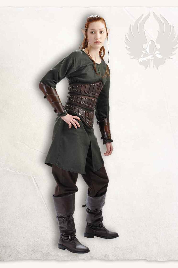 Evandra corset, brown