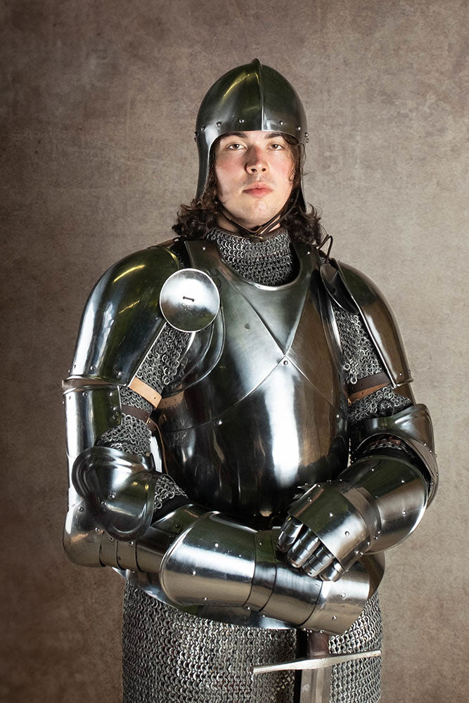 Åben sallet Agincourt, 1,6 mm