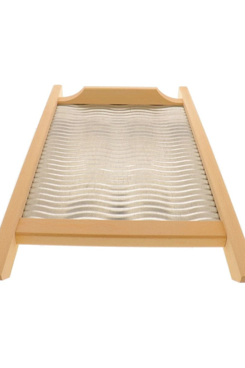 Tabla de lavar de madera medieval