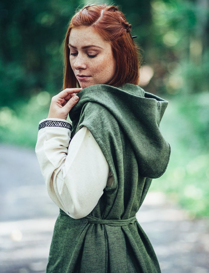 Suknia kopertowa Thyra, zielona