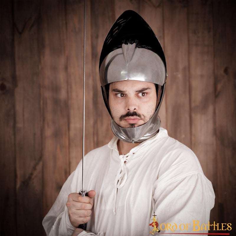 Armet aus dem 16. Jahrhundert, 1 bis 1,2 mm