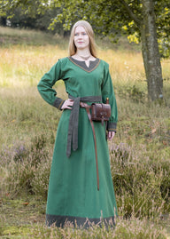 Viking dress Helga, green