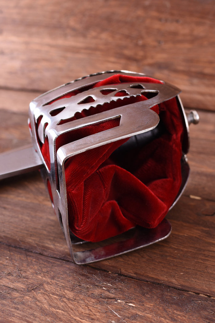 Broadsword con cesta Culloden, cesta de Glasgow, semi-afilado