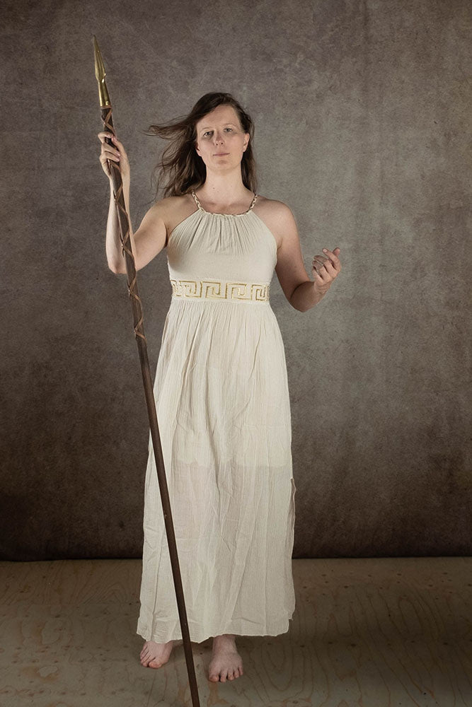 Gudindekjole Circe, creme