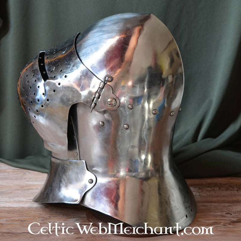 Great bascinet (1400–1450), 2 mm (battle-ready)